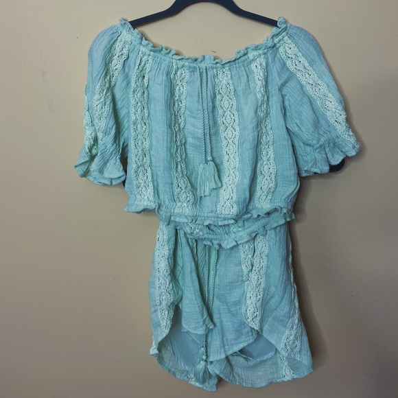 NWT american eagle top and shorts matching set - Picture 1 of 6